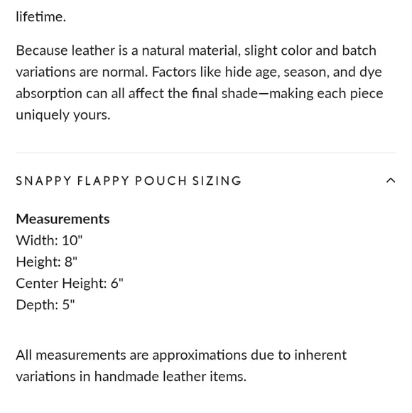 Portland Leather Goods Flappy Snappy Pouch Ultra Violet - Picture 10 of 12